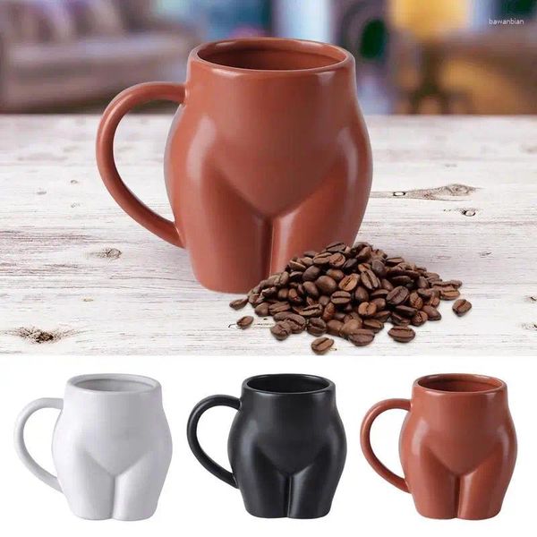 Кружки Booty Mug 3D в форме ягодиц Керамический кофе 520 мл Домашний декор Чашка чая Новинка Питьевая вода Завтрак Молоко для женщин