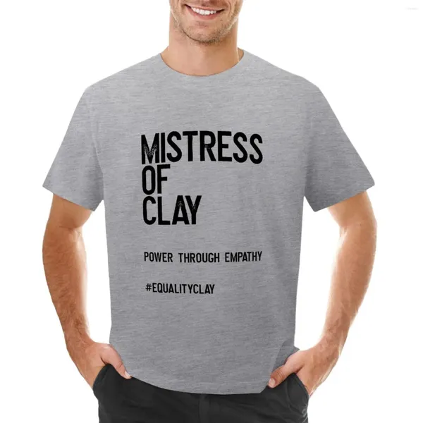 Regatas masculinas Mistress Of Clay Camiseta Funnys Camisetas fofas para homens