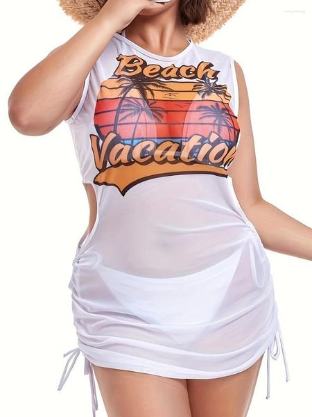 Costume da bagno da donna 3 pezzi Bikini grande taglie forti 2024 T-shirt sportiva da donna Costume da bagno da spiaggia femminile Costume da bagno da bagno