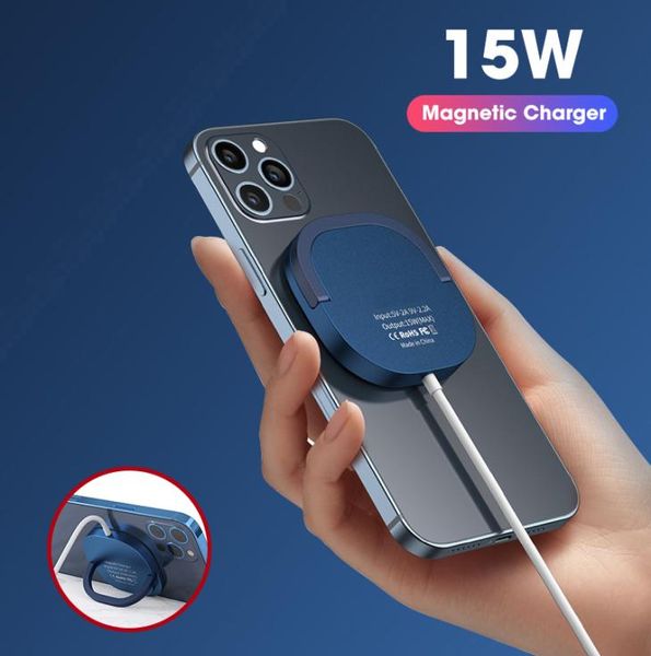 Magnetisches kabelloses Ladegerät für iPhone 13 12 Pro Max Mini QI Schnellladung für Samsung USB C PD Adapter Original Magnet Ladegerät 15W5991241