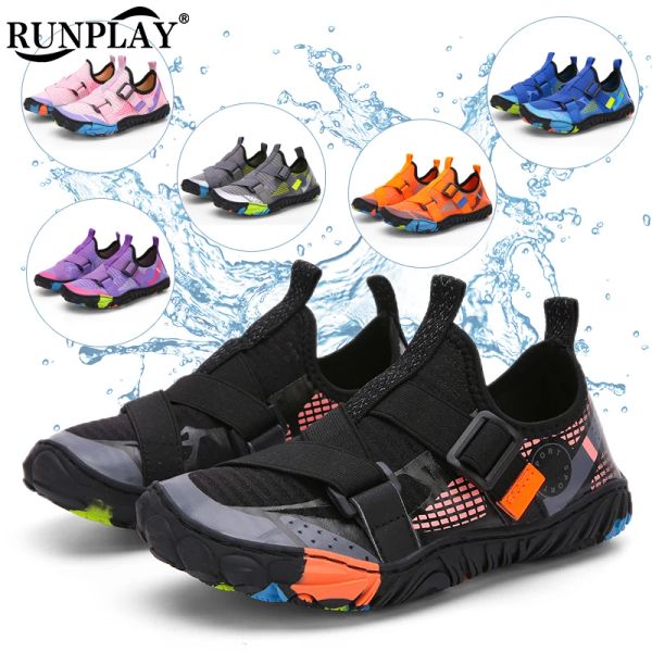 Sapatos Sapatos de praia de praia Sapatos aquáticos Sapatos de água descalços de drenagem Sandálias de natação rápida seco de passeio de passeio de mergulho Sala