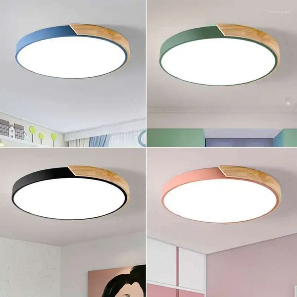 Luzes de teto modernas led luz macaron lustre para quarto sala estar jantar corredor decoração casa interior luminária lustre