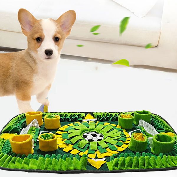 Cross border novo produto almofada de comida para cães de estimação almofada de cheiro de treinamento de gato auto hi puzzle suprimentos de brinquedos