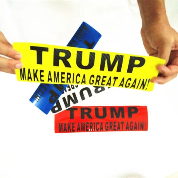 Adesivos de carro Trump 2024 Maga Reflexive Decoration for Windshield Tank Tank Bumper Motorcycle 0416 0417