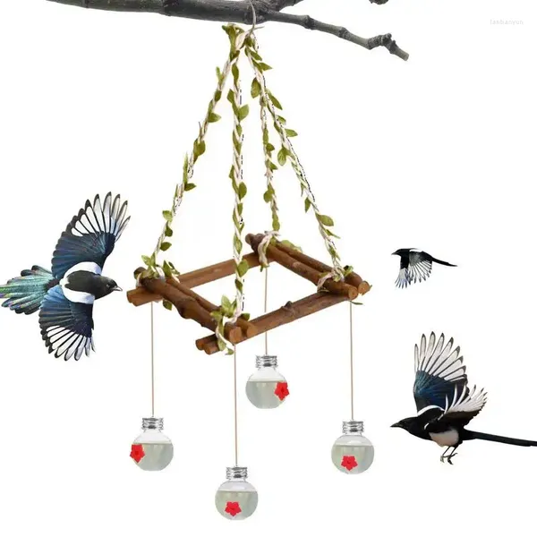 Anderer Vogelbedarf, Kolibri-Futterspender für den Außenbereich, Glühbirne, Windspiel, Futterspender, Gartendekoration, Hinterhof