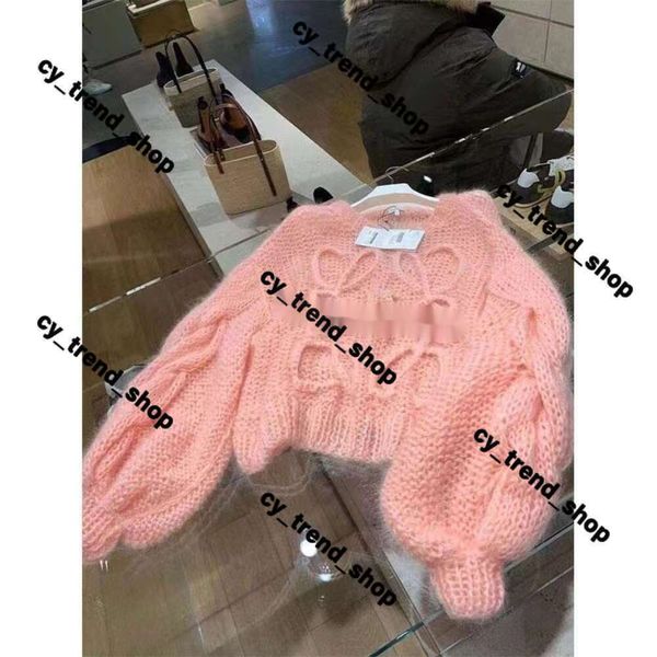 loewve Top Loweve Tank Top loewew Tank Designer Pullover loeweee gestrickter Regenbogenpullover Damenmode Streifen Kontrast Pullover Pullover lässig locker Leowe Top 943