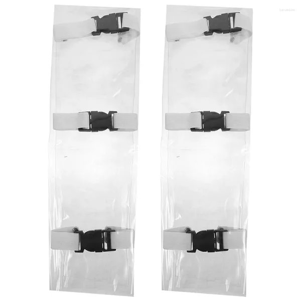 Capas de cadeira 2 pcs transparente capa dental outros produtos químicos de cuidados orais pé abs manga almofada acessório parte reclinável