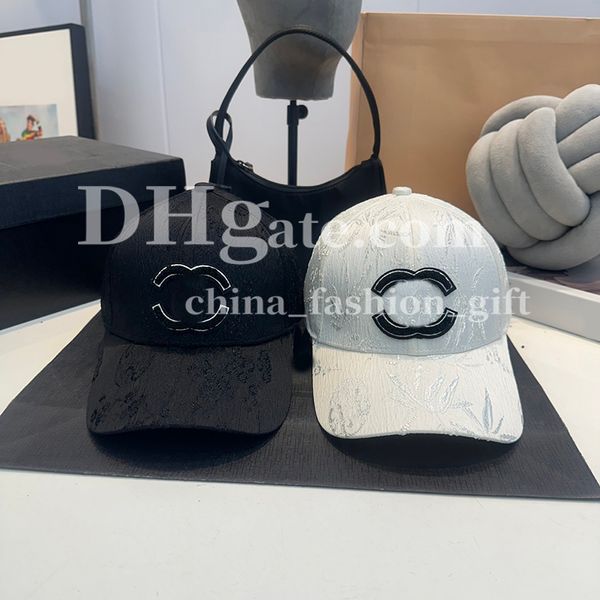 Baseball Cap Designer de estilo chinês chapéu bordado Capace de golfe de luxo de verão ao ar livre prevenir chapéu viagens de casal chapéus