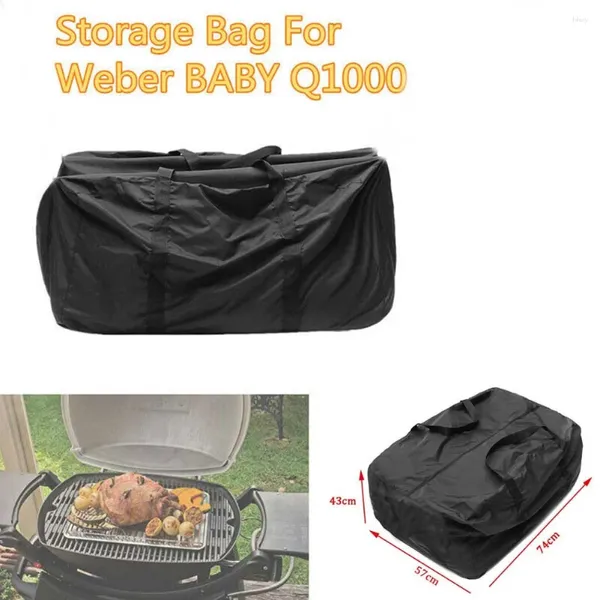 Ferramentas 74 57 43cm Armazenamento Carry Bag BBQ Charcoal Grill Duffle para Weber Baby QQ1000 Series Portátil