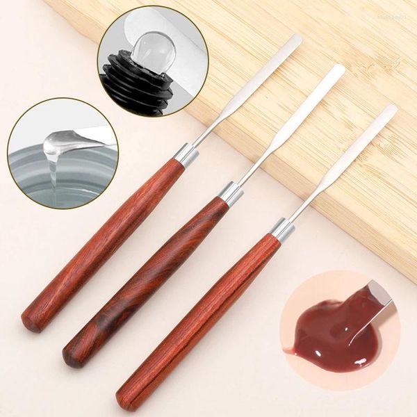 Pincéis de maquiagem 1pcs Nail Art Glue Stick Make Up Espátula Ferramenta Multifuncional Misturando Varas Agitador de Pintura