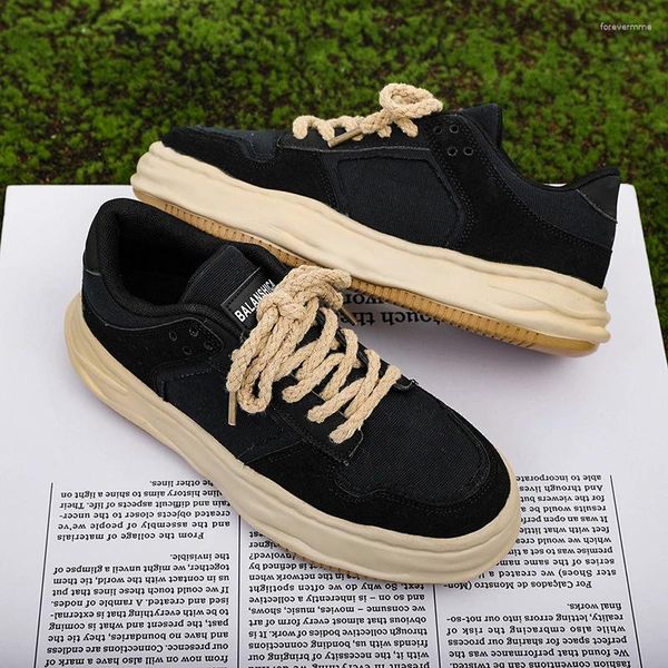 Sapatos casuais moda masculina sola grossa esportes dissolvendo tênis de condução masculino andando calçado resistente ao desgaste