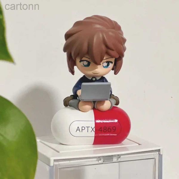 Anime Manga Detetive Conan Caixa Cega Série de Personagens Clássicos Anime Figura Coleção Kudo Shinichi Phantom Thief Kidd Toru Amuro Modelo Brinquedo 240401