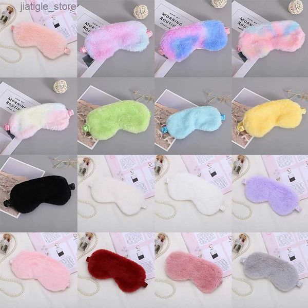 Maschere per dormire Maschera per il viso per dormire Maschera per il viso per dormire Maschera per gli occhi in morbido peluche Bella maschera per gli occhi con nuvole Maschera per gli occhi in peluche Y240401