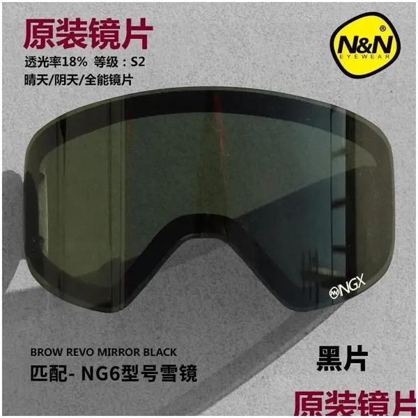 Óculos de esqui Nandn Ng6 Original Diy Ski Goggle Lente Extra Night e Day Vision Óculos Mutáveis ​​de alta qualidade Drop Delivery Sports Otfbw