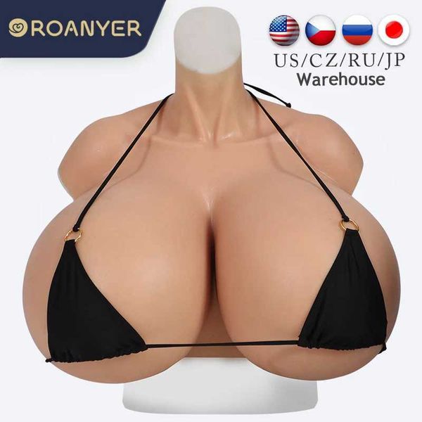 Накладка на грудь ROANYER, реалистичная искусственная грудь, большая силиконовая форма для груди для трансвеститов, транссексуалов, груди, Drag Queen, чашка S X Z 24330