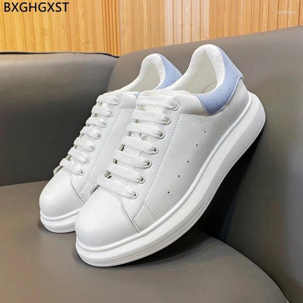 Casual Schuhe Weiß Sport Männer Turnschuhe Luxus Designer Leder Für Mann 2024 Vulkanisieren Chaussure Zapatillas Hombre