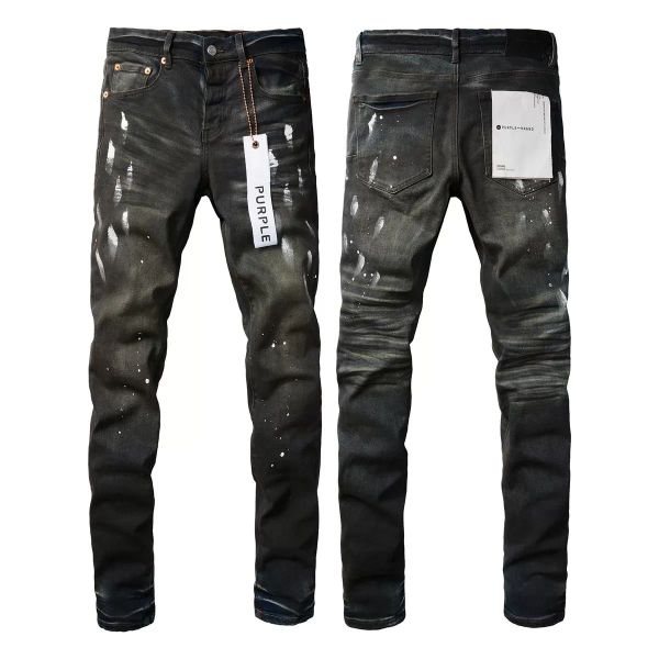 Lila Jeans Denimhose Herren Purple Jeans Hosen Qualität Straight Design Streetwear Casual Joggshose Jogger Pant 51Colors V3Q5#