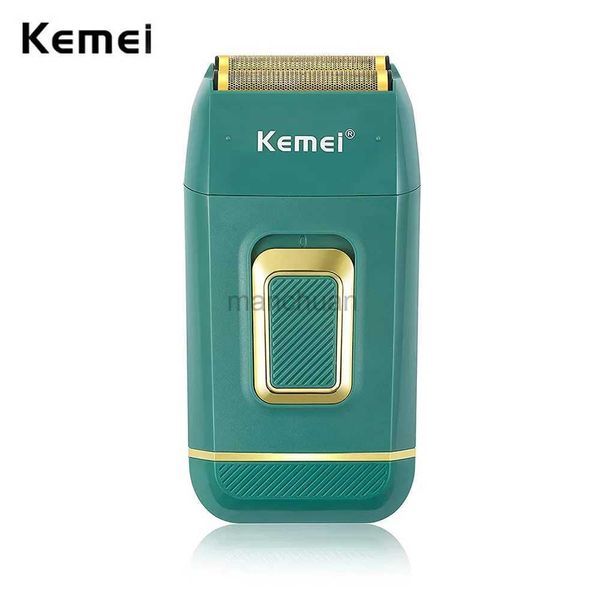 Óculos de sol Kemei 2031 Professional Electric Razor Bald Head Foil Shaver Sem Fio Recarregável Perto Barbear Corte de Precisão À Prova D 'Água 240401