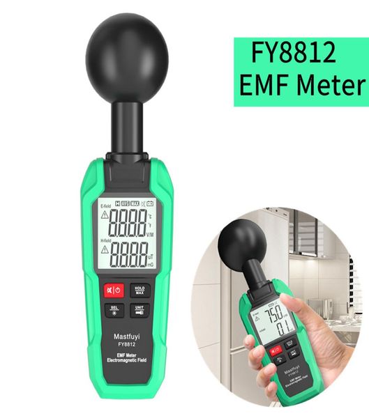 Energy Power FY8812 Digitales hochpräzises EMF-Messgerät, elektromagnetischer Feldtester, Strahlungsmessgerät, elektromagnetische Wellenstrahlung, D9500117