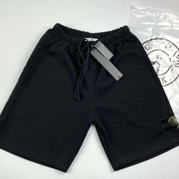 2024 moda masculina designer pedras roupas vestuário str unisex algodão esportes curto estilo de rua maré na altura do joelho shorts ilha66