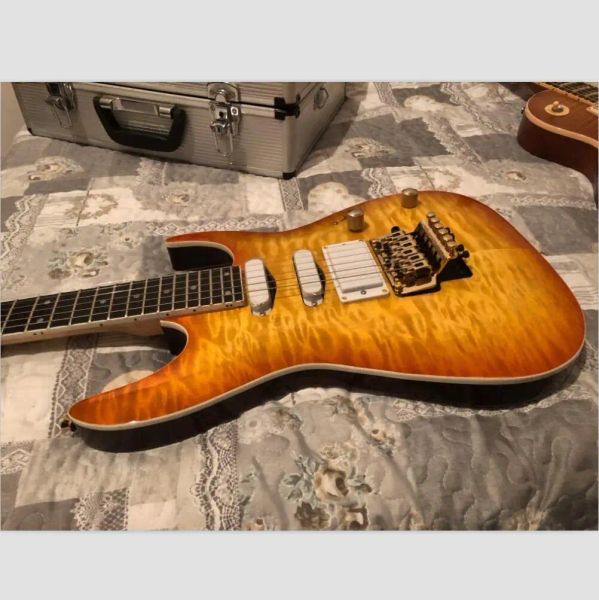 Гитара 22 или 24 лада Pensa Custom Electric Guitar Cherry Red Sunburst SSH Пикапы Pensa Guitar бесплатная доставка Mk1 Guitarra