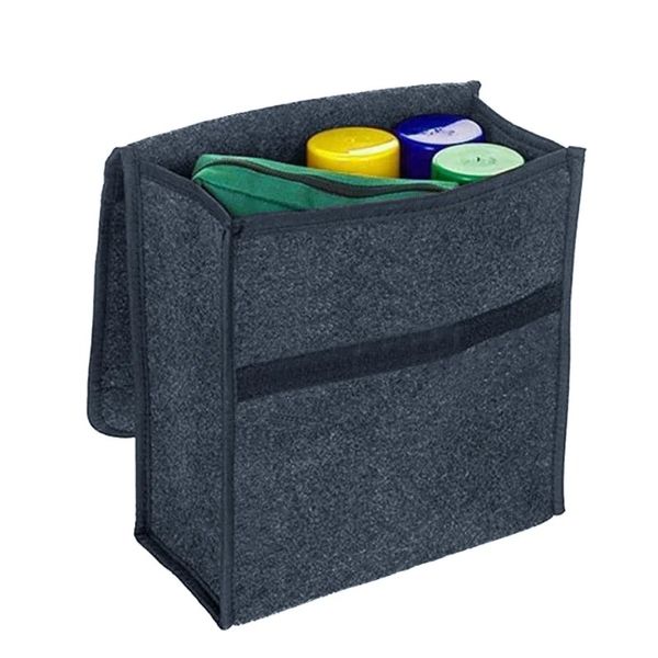 Saco de armazenamento de carro organizador de tronco caixa de armazenamento de pano de feltro sacos de recipiente de carga automática multi-bolso sacos de arrumação acessórios de carro