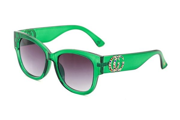 Herren-Designer-Sonnenbrille, Damen-Sonnenbrille, Luxusmarke, neu, 0218, große Rahmenbrille, weiblich, Anti-Ultraviolett-Sonnenbrille, Netzwerk, rote Sonnenbrille, männlich, rund, Gezeitengrün