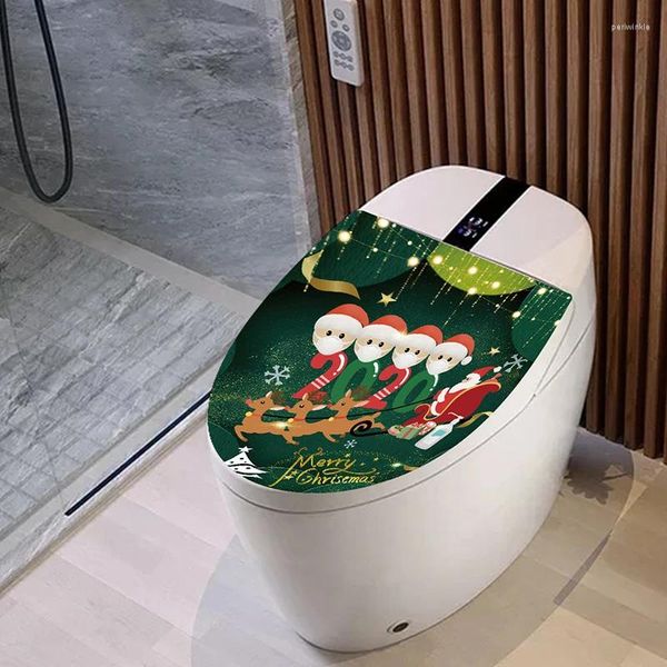 Tappetini da bagno Adesivo da parete Decorazione festiva Articolo Adorabili decalcomanie per finestre Accessori divertenti Decorazioni natalizie Materiale durevole