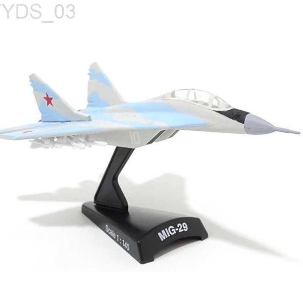 Aeronave modle mig 29 modelo de brinquedo escala 1/140 rússia fulcrum MIG-29 aeronaves modelos de caça de avião brinquedos para coleções yq240401