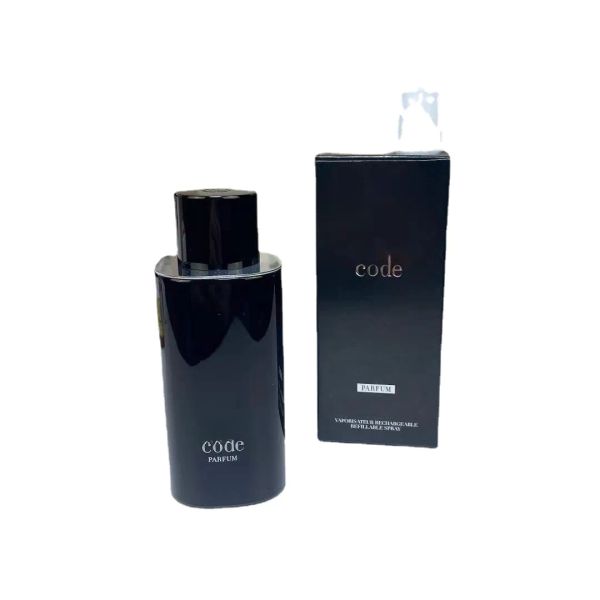 Frasco de vidro de perfume masculino de longa duração, código de spray masculino eau de toilette edt 125ml