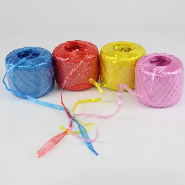 Borse portaoggetti 500 m Corda per raggruppamento Plastica PP Confezione Cintura Colore Antiscivolo Regalo Decorazione Materiale Nylon