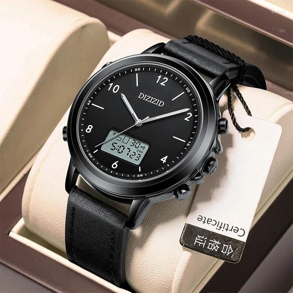 Armbanduhren Sport Herren Quarzuhren Multifunktionale leuchtende wasserdichte Trend Herrenuhr Mode Mann Digitale Armbanduhr