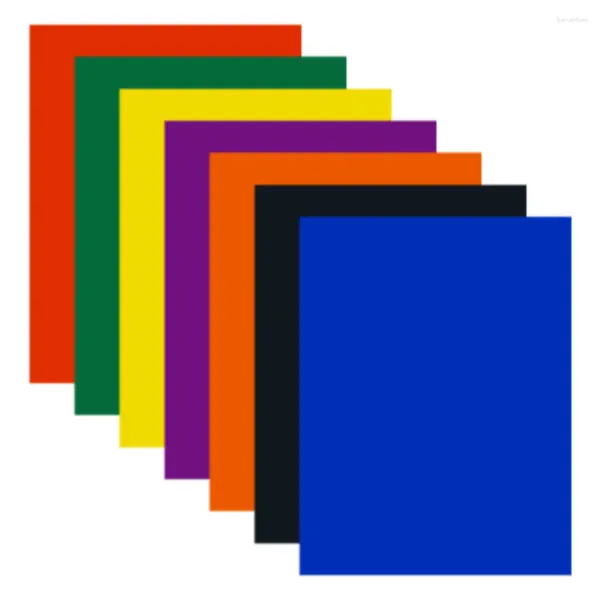 Fensteraufkleber, 30,5 x 48,3 cm, Infusible Ink-Transferpapier für Cricut, 7-Farben-Sublimationsfolie, Polygewebe/Tassenpresse