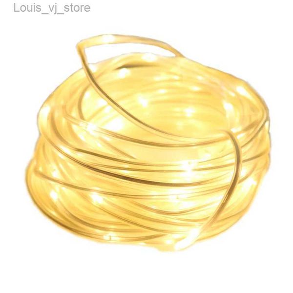 Cordas LED A mais longa Guirlanda de Rua IP68 À Prova D 'Água Sinal de Néon Luz Decoração de Festa de Natal Ao Ar Livre Tubo Corda Lâmpada Tira YQ240401