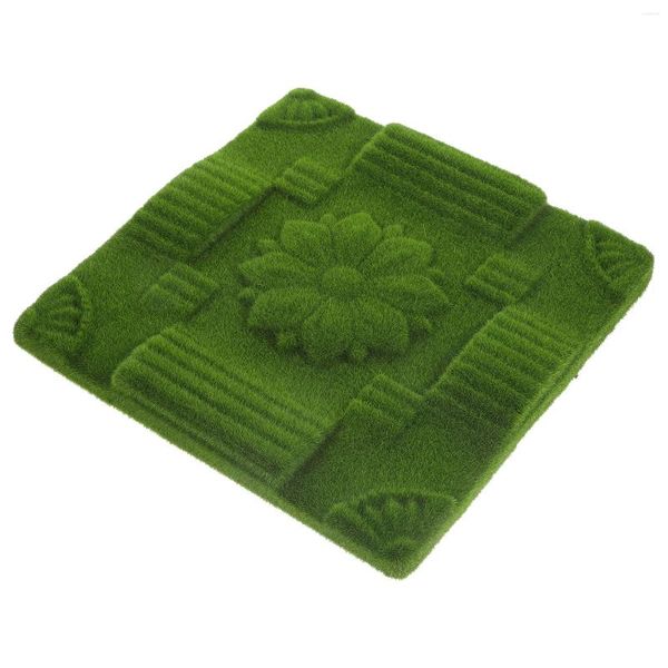 Flores decorativas diy decoração artificial placa de musgo arranjo de flores plantas vegetação pano de fundo estilo natural parede