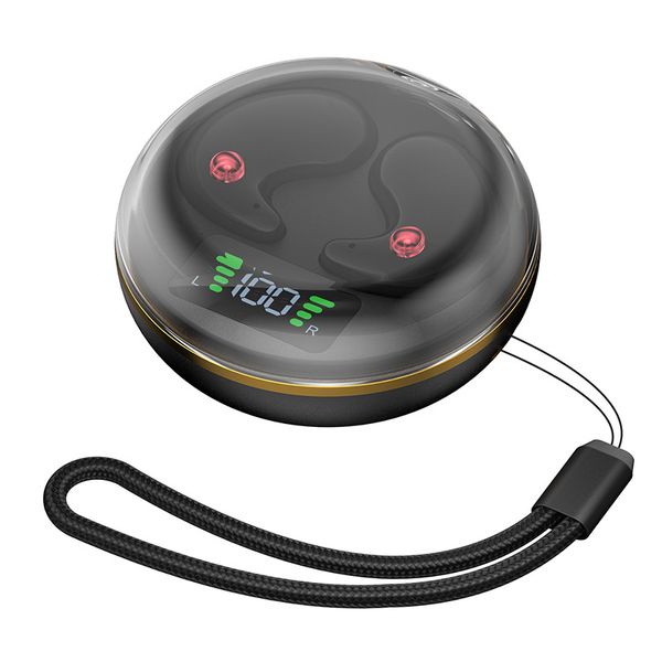 BY8 Sleep Wearable-Ohrhörer J1 Drahtloser Kopfhörer mit geringer Latenz, In-Ear-Digitalanzeige, tragbare Mini-Ture-Wireless-Stereo-Ohrhörer lyp078