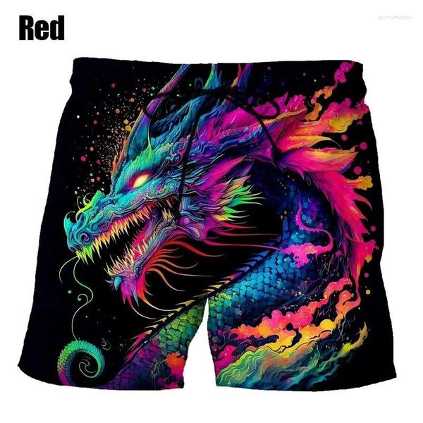 Pantaloncini da uomo Beach Fashion Cool 3d Digital stampato Hip Hop Style Animal Summer Personality Outdoor