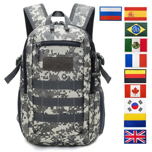 Sacos oulylan 25l militar tático mochila homem ao ar livre à prova dwaterproof água sacos de viagem pequeno acampamento pesca caça mochilas exército verde