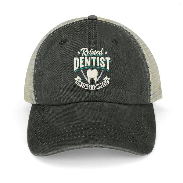 Бейсболки Стоматолог на пенсии Go Floss Yourself Ковбойская шляпа Дикая военная тактическая кепка Хип-хоп Мужчины Женщины