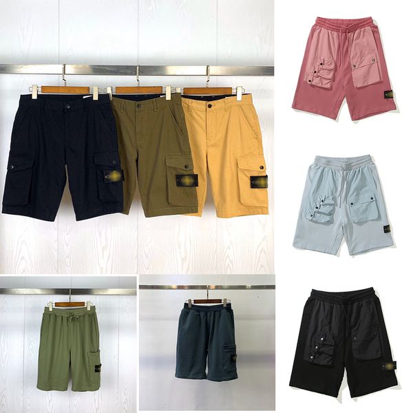 Shorts de grife masculinos shorts shorts ilhas bolsos de carga trabalham de cinco peças para homens de verão calças de moletom multifuncional calças curtas de tamanho solto m-xxl