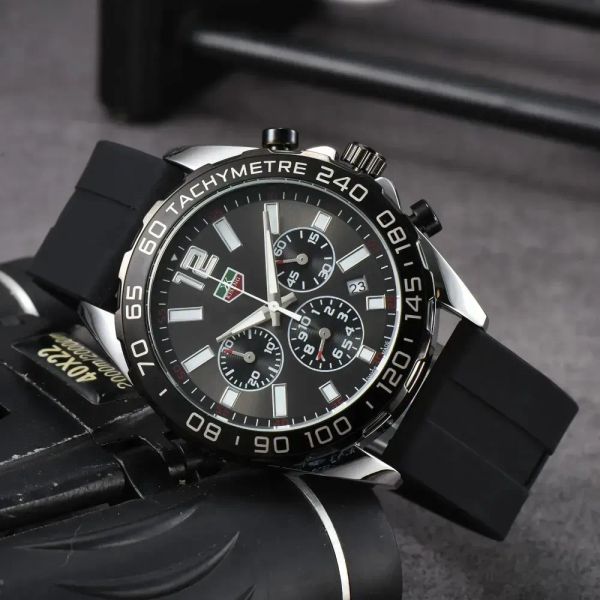 2024 Men Luxury Designer Automatic Quartz Tag Watch Mens Auto 6 Hands Watch Tags Tags Heure Watch Mens TA009