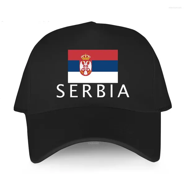 Bola bonés sérvia sérvios sérvios homens snapback moda jerseys nação algodão sólido sunhat hip hop chapéu esportivo srb srbija pai