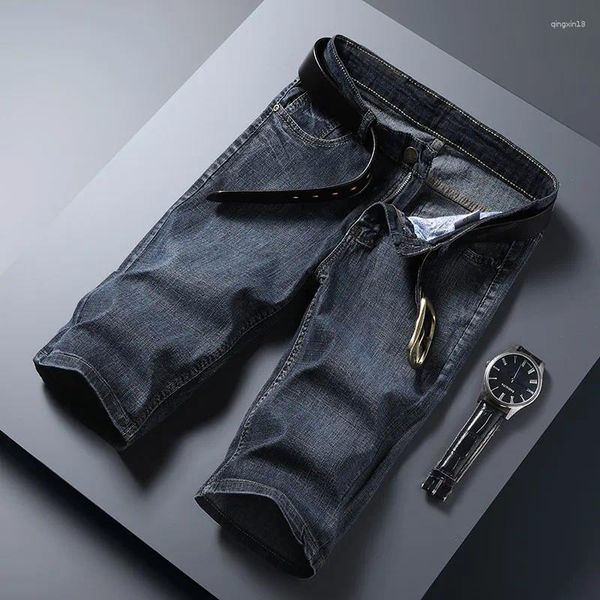 Männer Jeans Sommer Dünne Männer Denim Kurze Casual Coole Dropship Mode Hosen Elastische Dünne Täglich Hohe Qualität Hosen