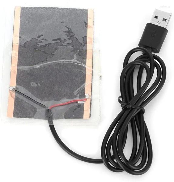 Tappeti Tappetino riscaldante USB Tappetino in fibra di carbonio Pellicola elettrica Scaldapiedi Riscaldatori per piedi Auto Reptil