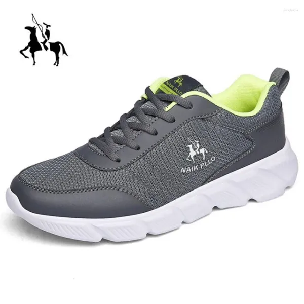 Sapatos casuais masculinos respirável esportes correndo malha viagem voando tecido superior zapatillas hombre tênis