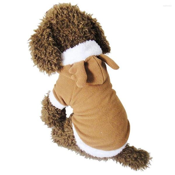 Roupas de cachorro para animais de estimação pequenas roupas de Natal alce se transformam em decorações de outono e inverno