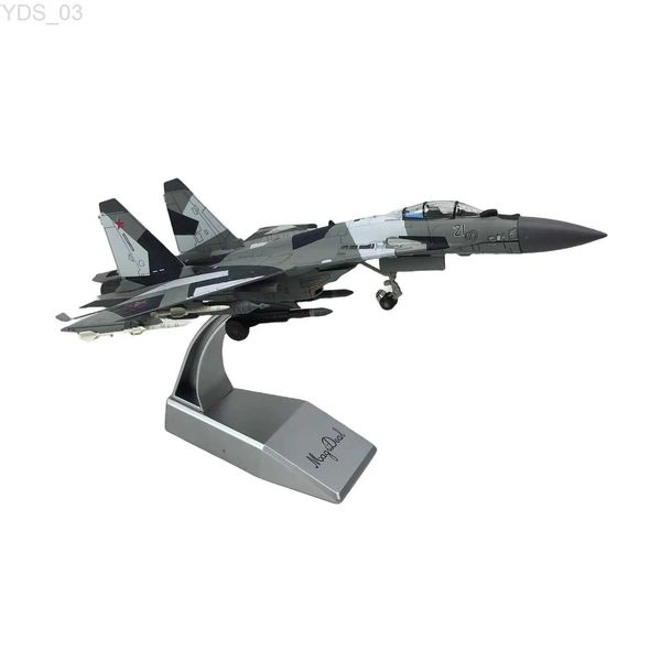 Uçak Modle 1/100 Ölçekli Rus SU-35 Fighter Alaşım Diecast Uçak Model Uçak Masa Ev Masaüstü Ofis Dekorasyonu YQ240401