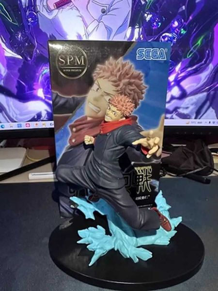 Anime mangá original jujutsu kaisen figura itadori yuuji nanami kento figuren luta conjunta anime sega luminasta pvc modelo brinquedos 240401