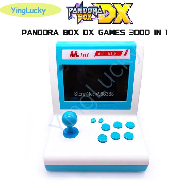 Consoles 10 polegadas caixa pandora DX 3000 em 1 mini máquina de jogo arcade com um controlador sem fio retro console de jogo portátil