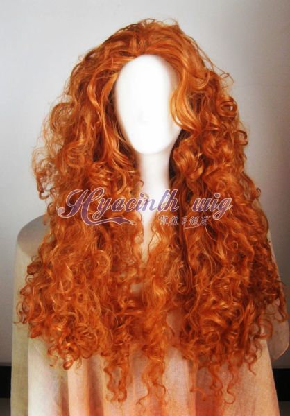 Wigs Newfashion Pixar Animated Movie of Brave Merida Cosplay Wigfree Shipping Новый высококачественный парик для модных картин